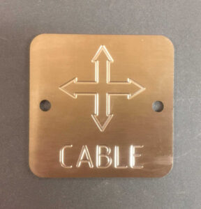 Engraved Only Brass Plate