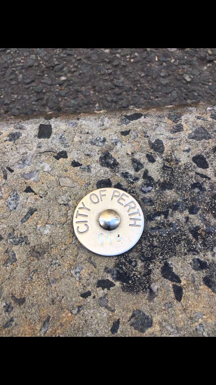 City of Perth Stainless Steal Tags