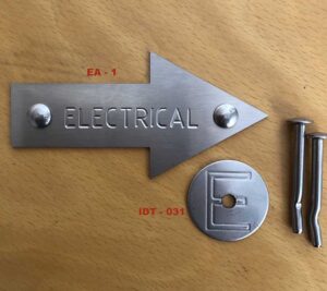 EA 1 Arrow and IDT 031 Electrical Tags