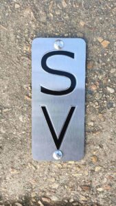 SV Vinyl Stainless Steal Plate