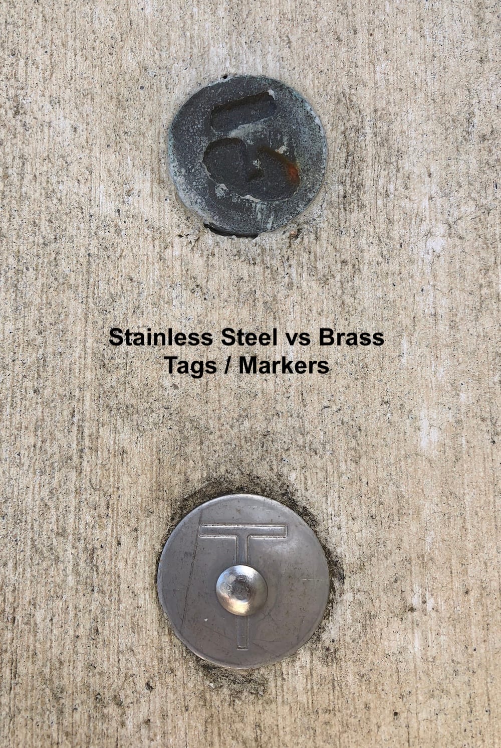 Telstra Stainless Steel Tags vs Brass Taggs